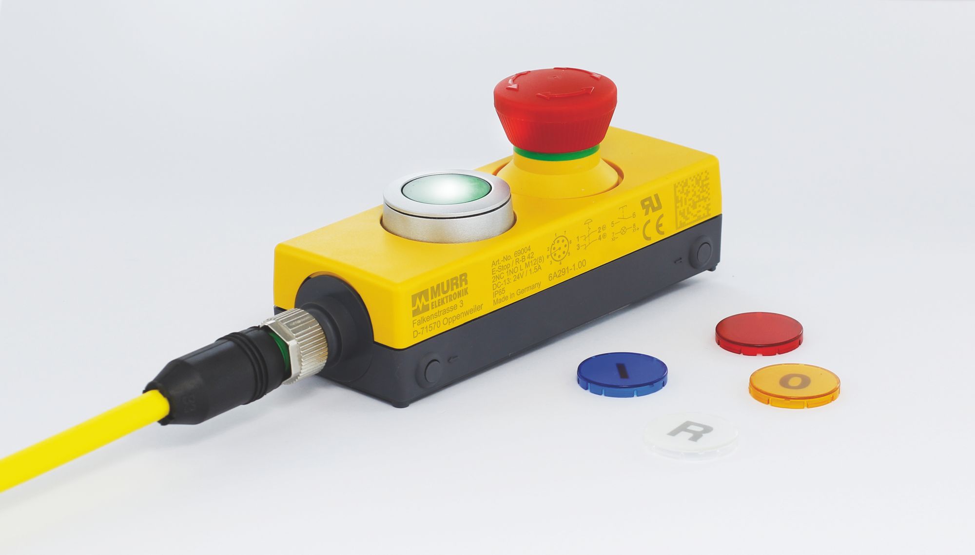 EMERGENCY STOP and RESET buttons | Murrelektronik